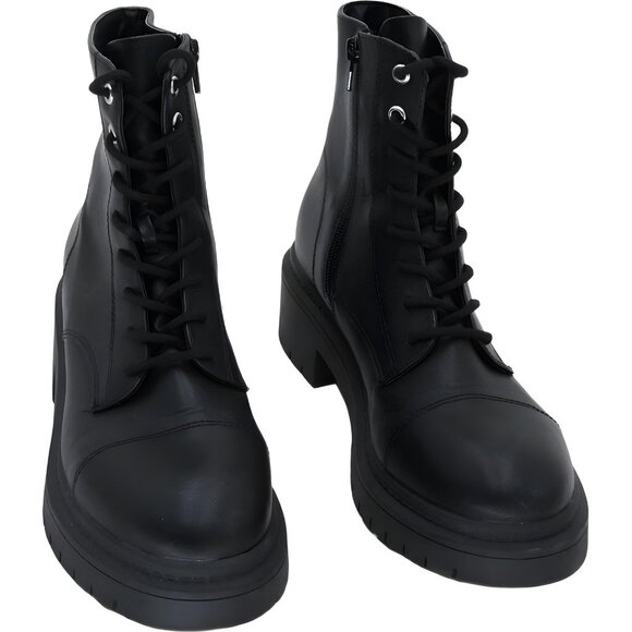 Women's Platform Lace-Up Ankle Boots Style Co Zaharaa US 8.5 - Picture 1 of 6